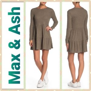 🌟2/$30🌟MAX & ASH Ribbed Knit Baby Doll Dress